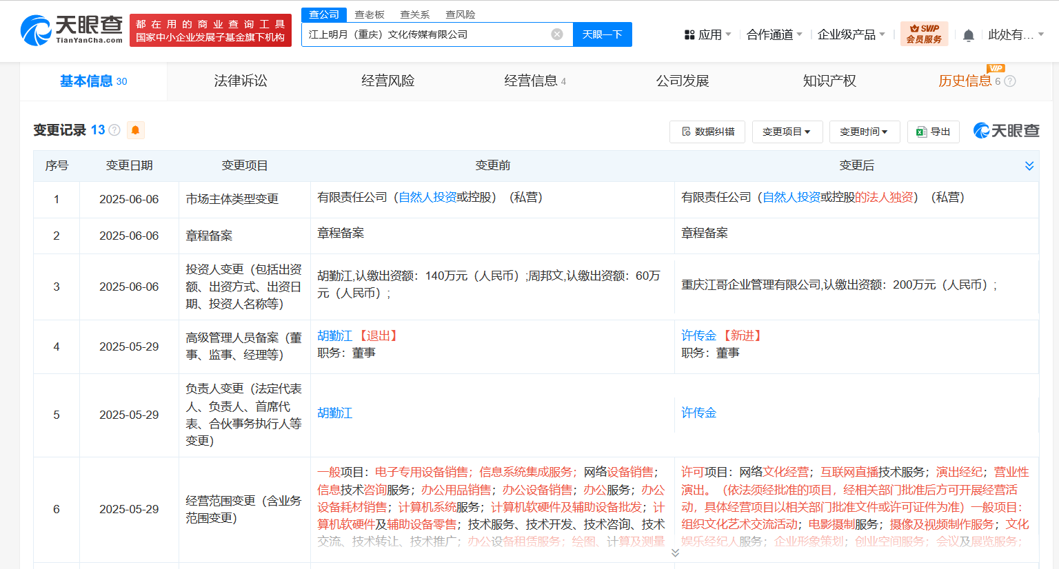卤鹅哥跨界布局 收购江上明月传媒，新获食品经营备案引关注